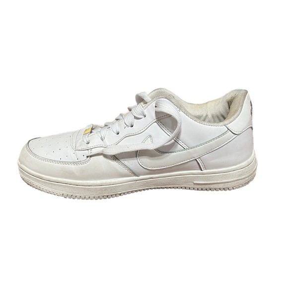 Nike Air Force 1 '82 Triple White Leather Air Max Shoes Mens Size 9.5 (1686818) - Picture 7 of 13